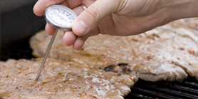 Keep food hot to avoid germs.